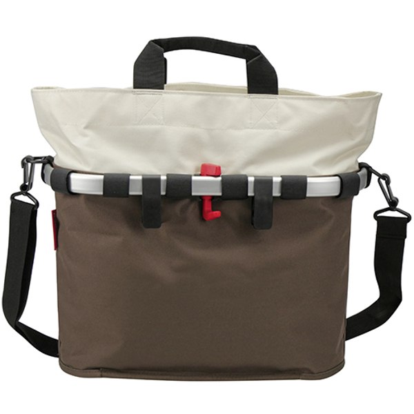 KLICKfix Reisenthel Oval 0308 Bikebasket - 17L - mocca