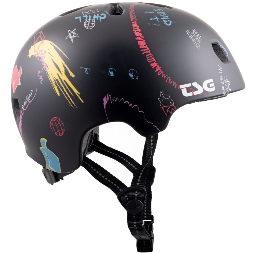 TSG Meta Graphic Design Helmet - black drip-in