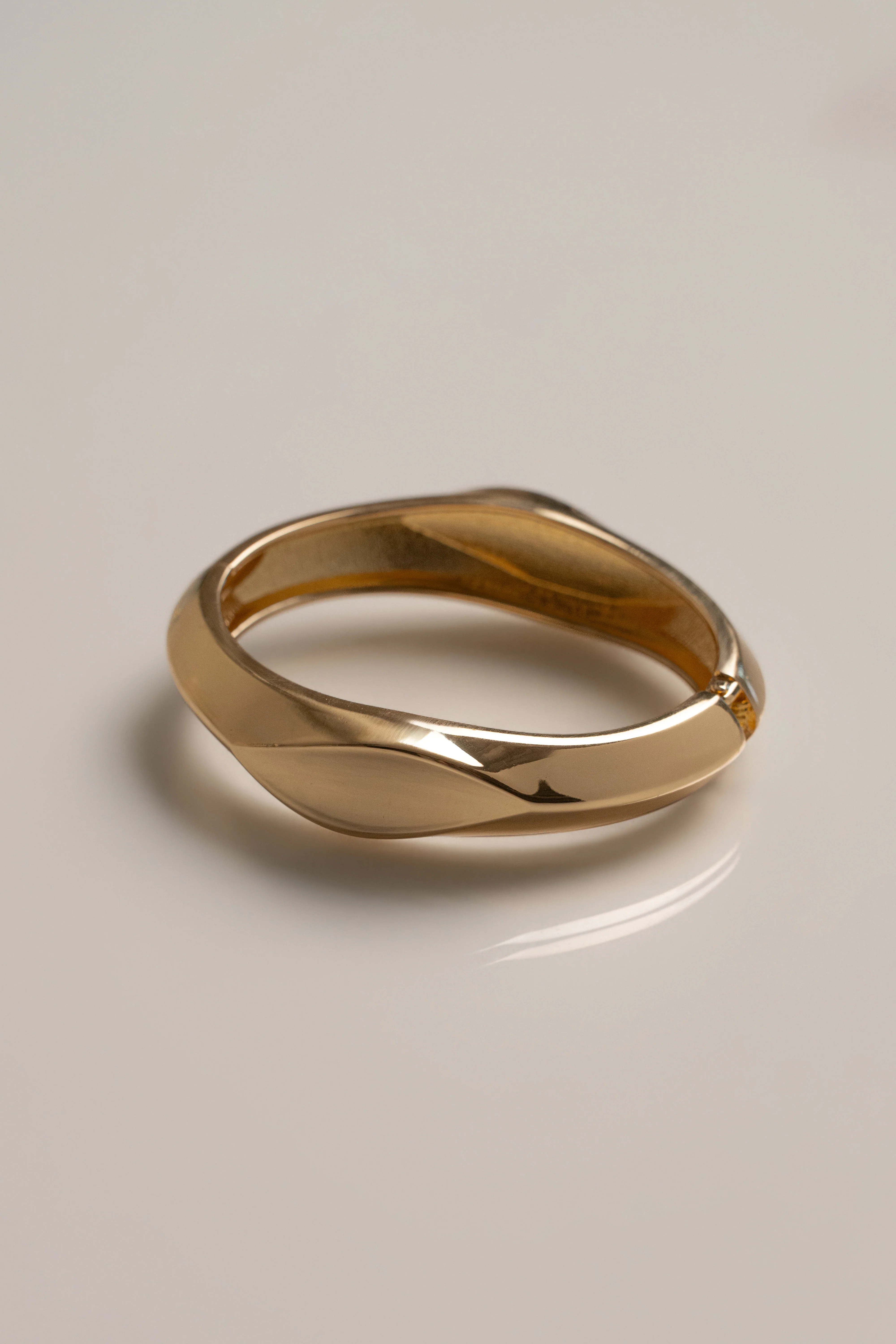 Gold Daniela Hinge Bracelet