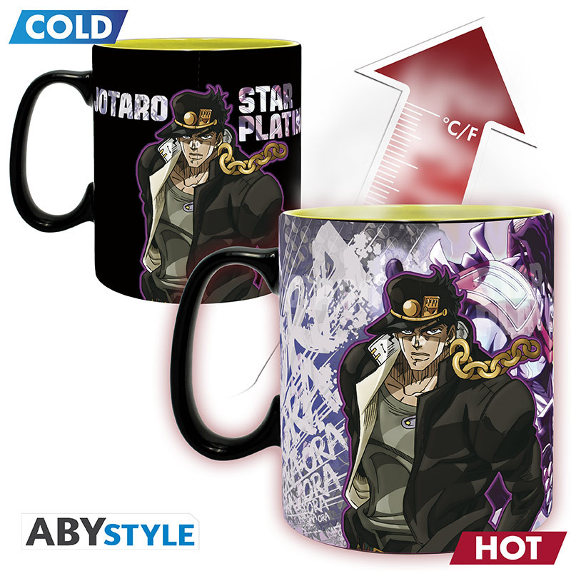 JOJO'S BIZARRE ADVENTURE Mug Heat Change Jotaro Dio