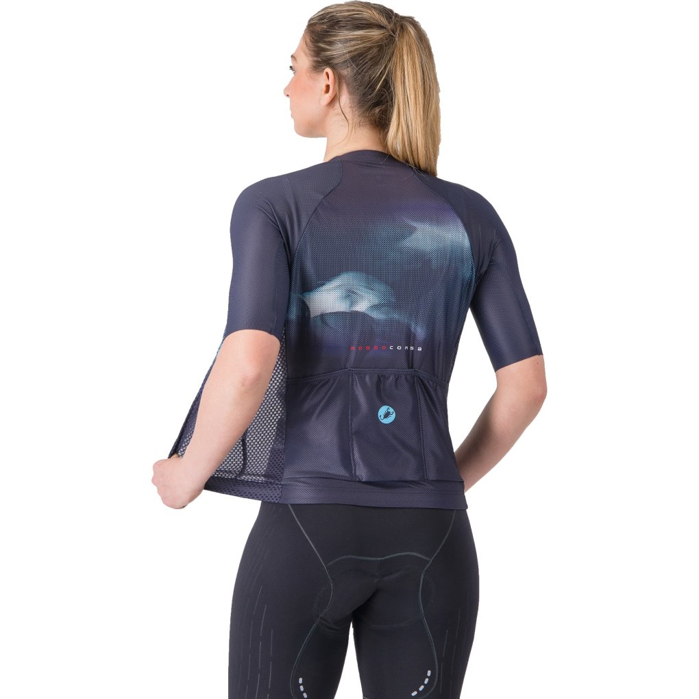 Castelli Climber's A/C Jersey Women - belgian blue/neon cobalt-silve 424