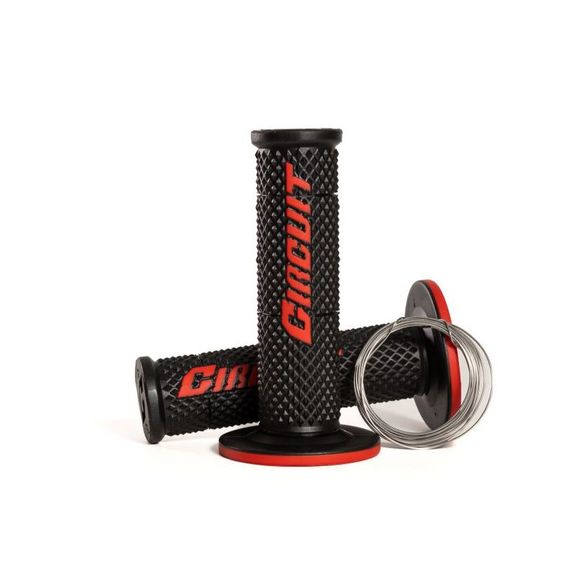 Circuit Equipment V Universal Handlebar Grips - Black / RedRef: cre0013 / ma018-215