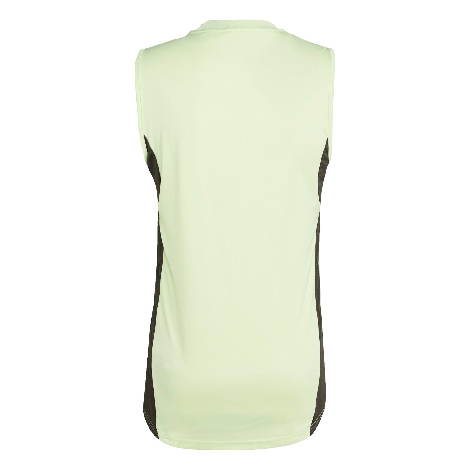 Mens adidas Training Sleeveless Shirt 25/26 Lime Green
