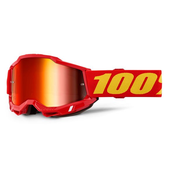 100% ACCURI 2 cross mask Red - Mirror Red 2024 - RedRef : CE1336 / 50014-00042