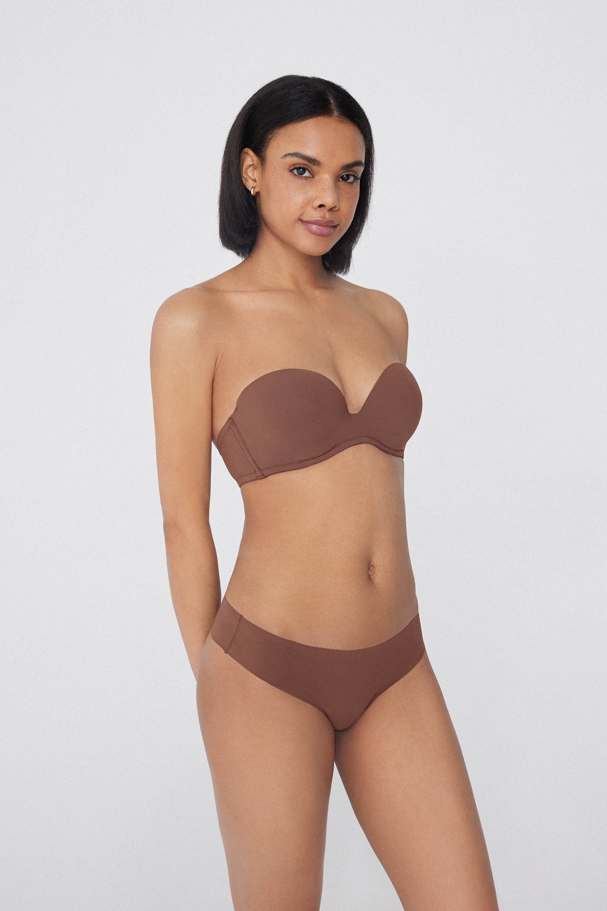 New York Padded Microfibre Bandeau Bra