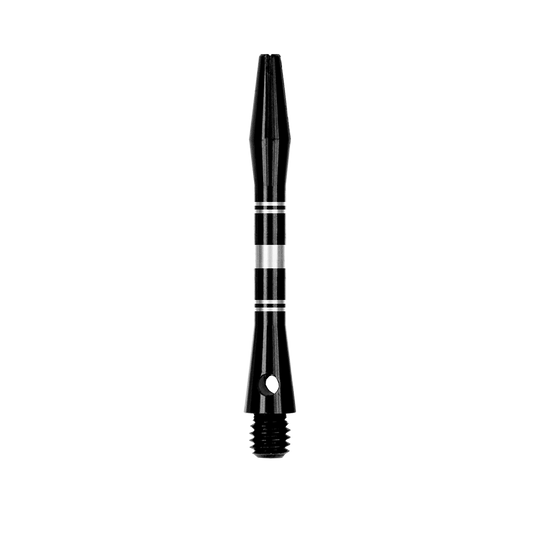 Ringed Aluminum Shafts - Black Silver