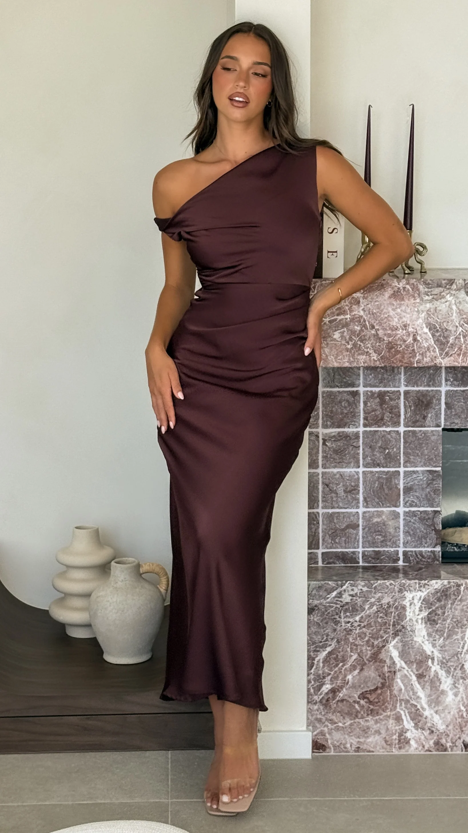 Gigi Maxi Dress - Chocolate