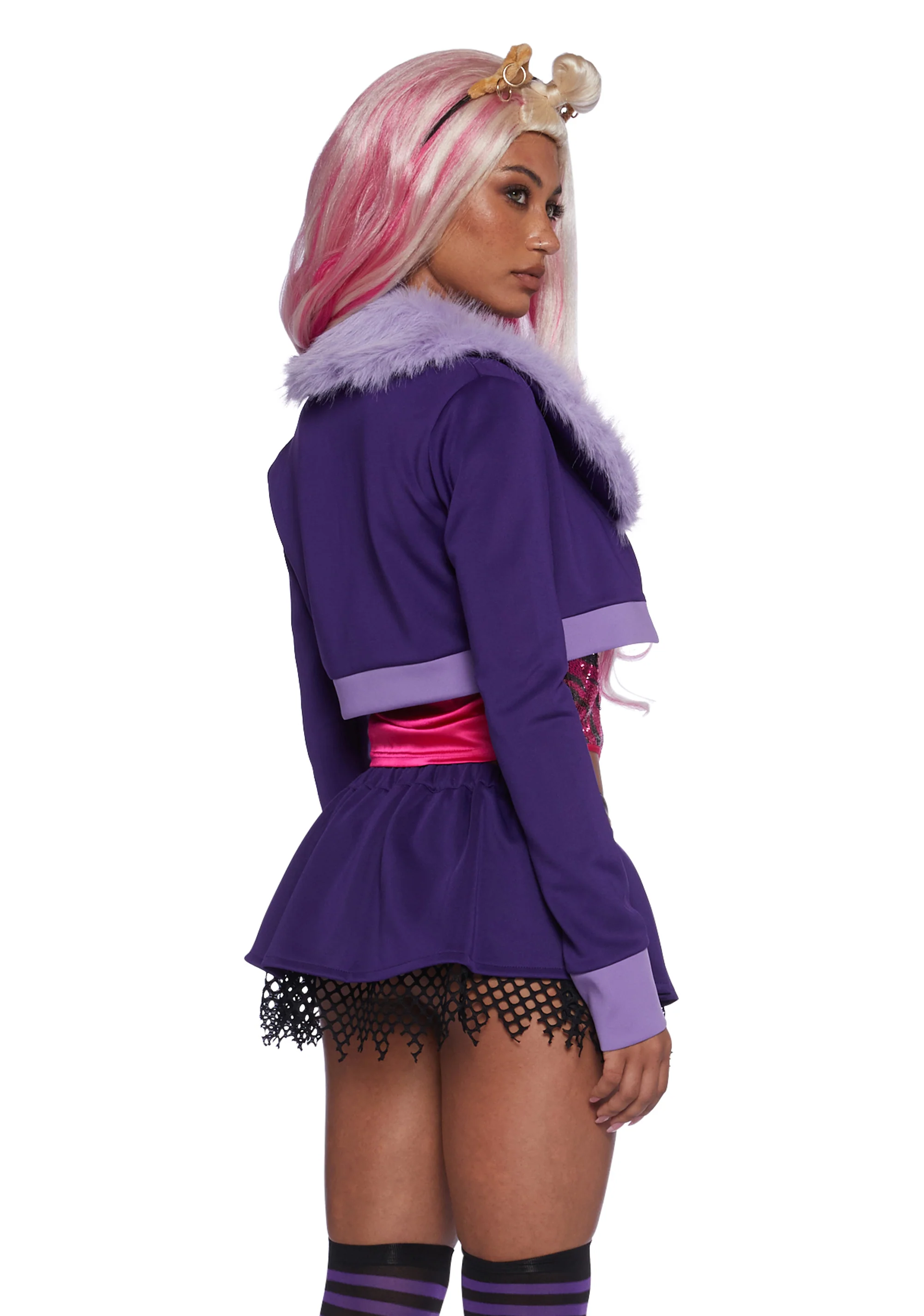 Werewolf High School Doll Costume And Wig Set