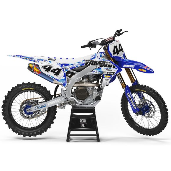 RiderUnik CHWEB Decal Kit - BlueYAMAHA 450 YZ 450 F (CJ10) - 2006 - 2009Ref: RU2936 / YA-CHWEB-25