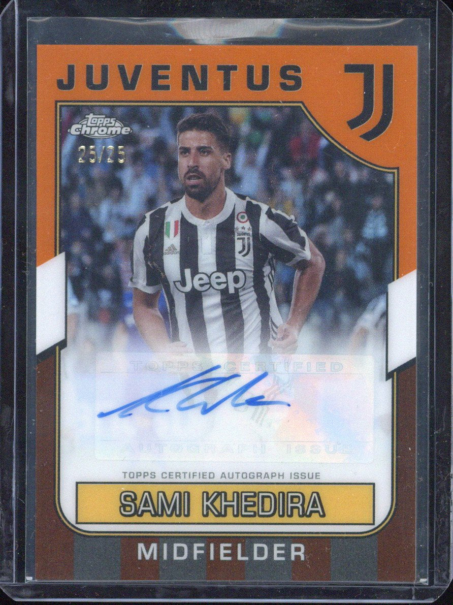 2022-23 Topps Chrome Juventus Sami Khedira Autograph /25