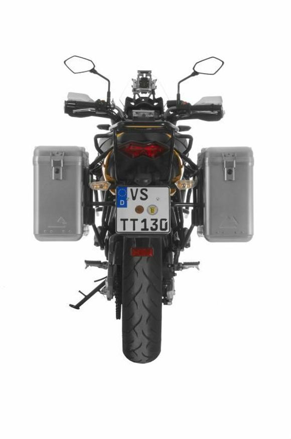 Touratech ZEGA Mundo 31/31 suitcase - Black support included - AluminumRef: Trt01142A / 01-408-6150-0