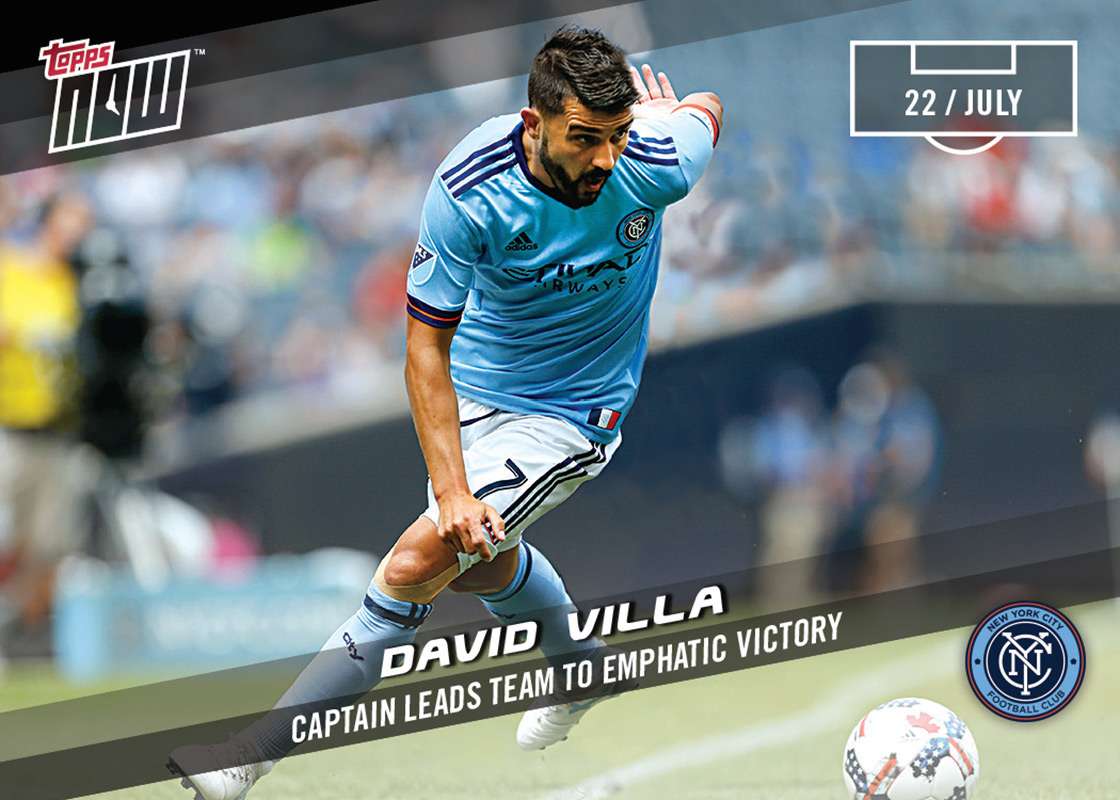 David Villa - MLS Topps NOW™ Card 54 - PRINT RUN QTY: 109 CARDS