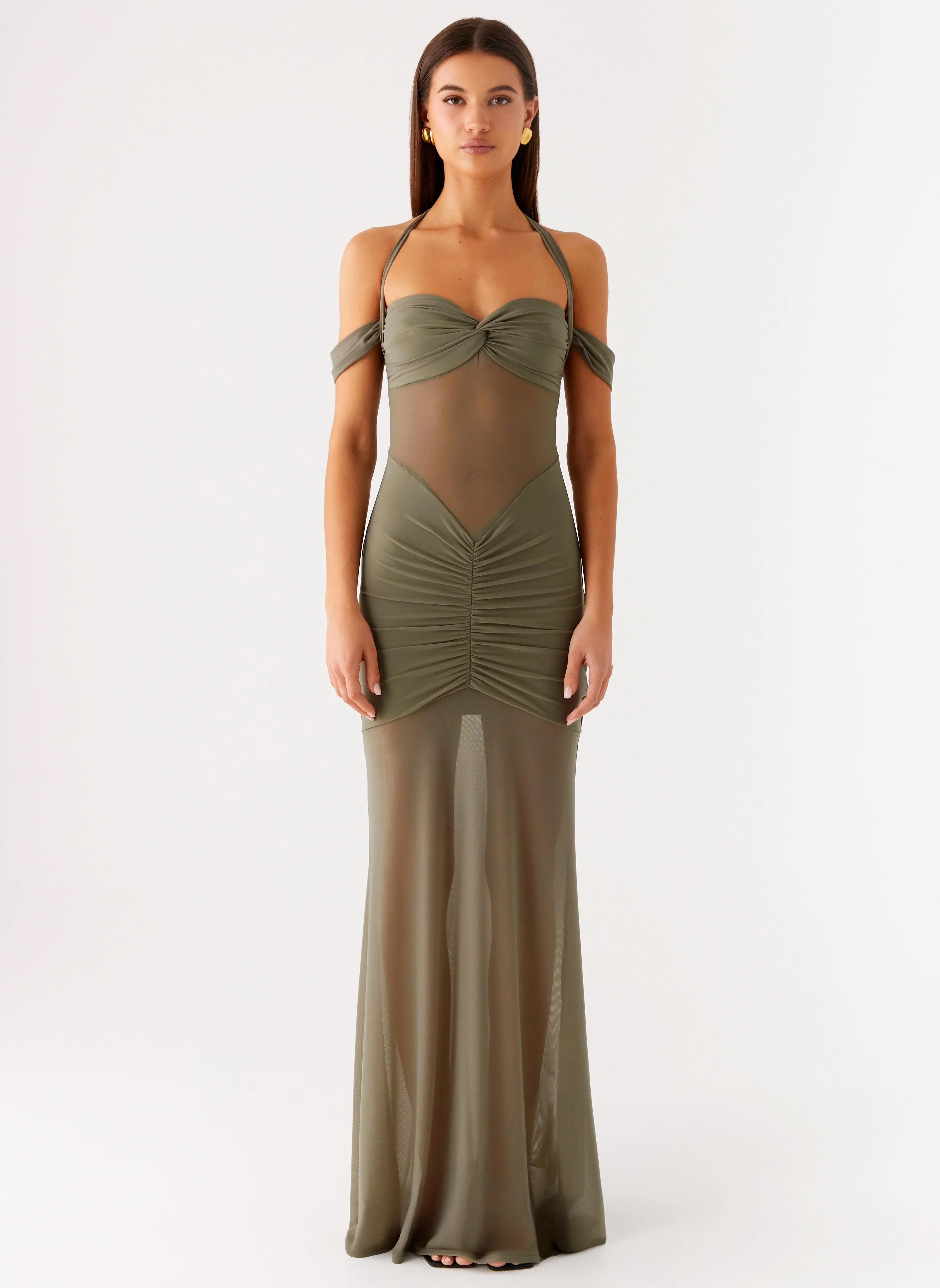 Ivy Lane Maxi Dress - Olive