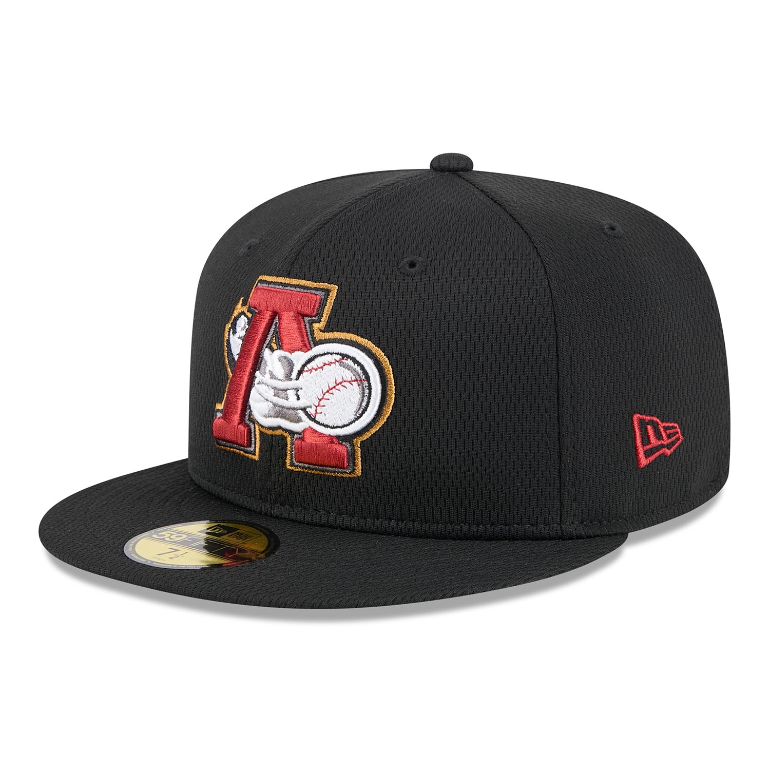 Altoona Cuve MiLB Batting Practice Authentic 59FIFTY Fitted Cap Black