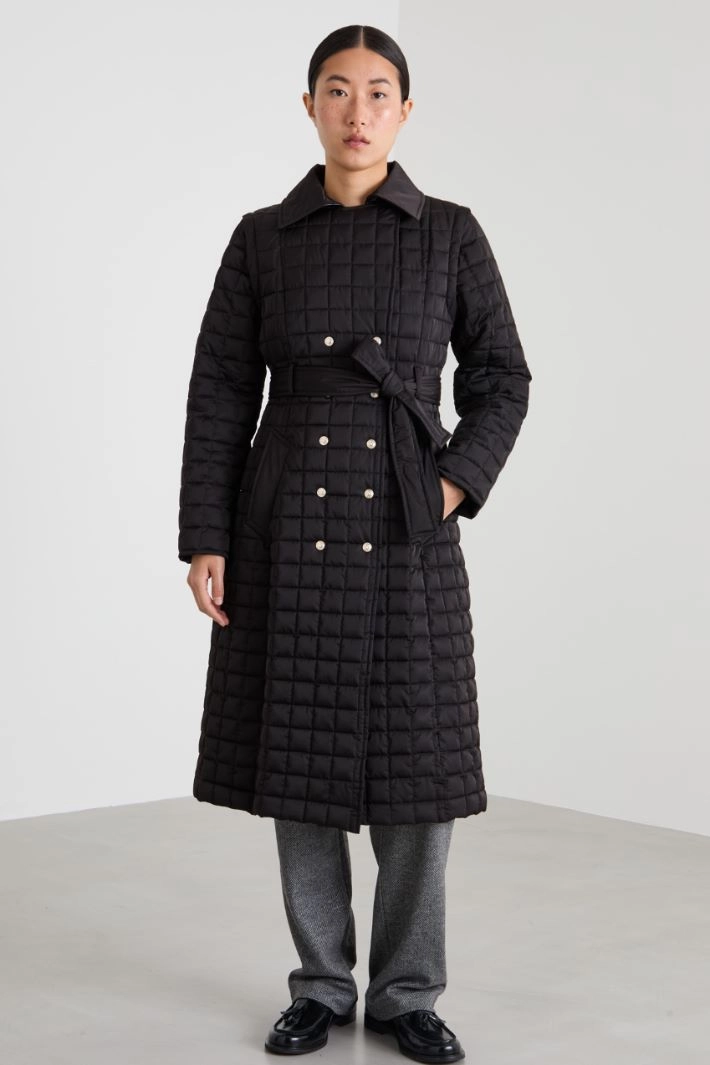 Padded coat - BLACK