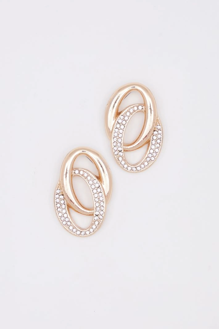 Metal earrings - GOLD