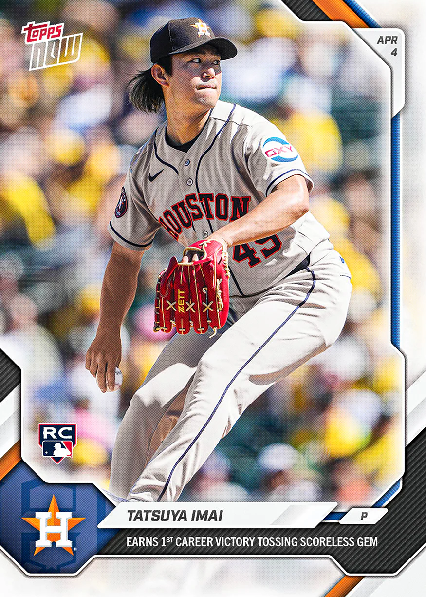 Tatsuya Imai - 2026 MLB Topps NOW® - Card 50