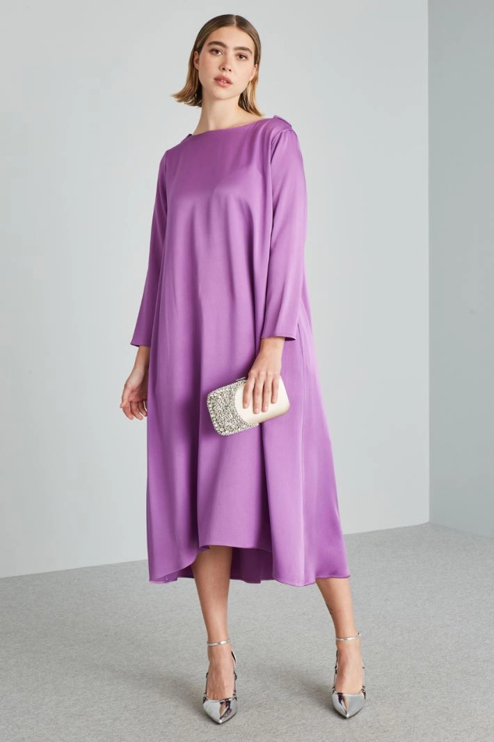 Long tie dress - VIOLET
