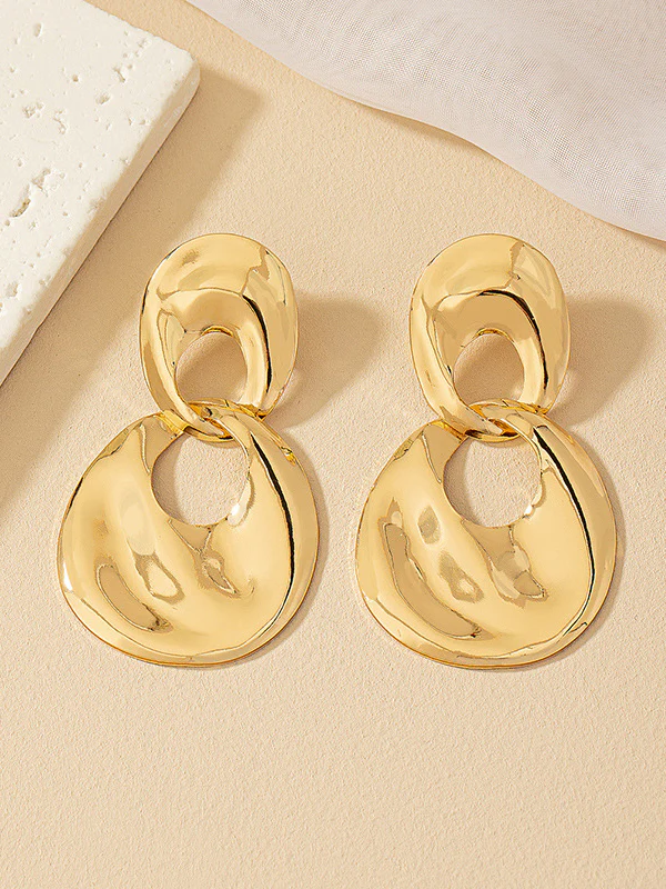 Geometric Drop Earrings