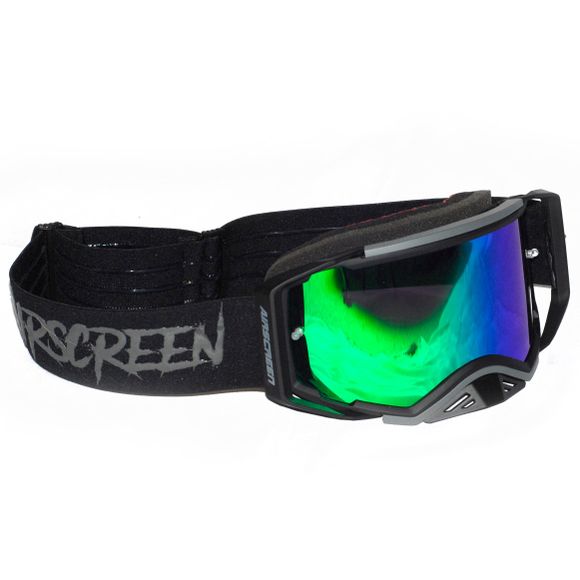 Cross Airscreen Aero 04 MX MX IRidum Green screen 2025 - Black / GrayRef: Asm0020 / 001-018-Ir4