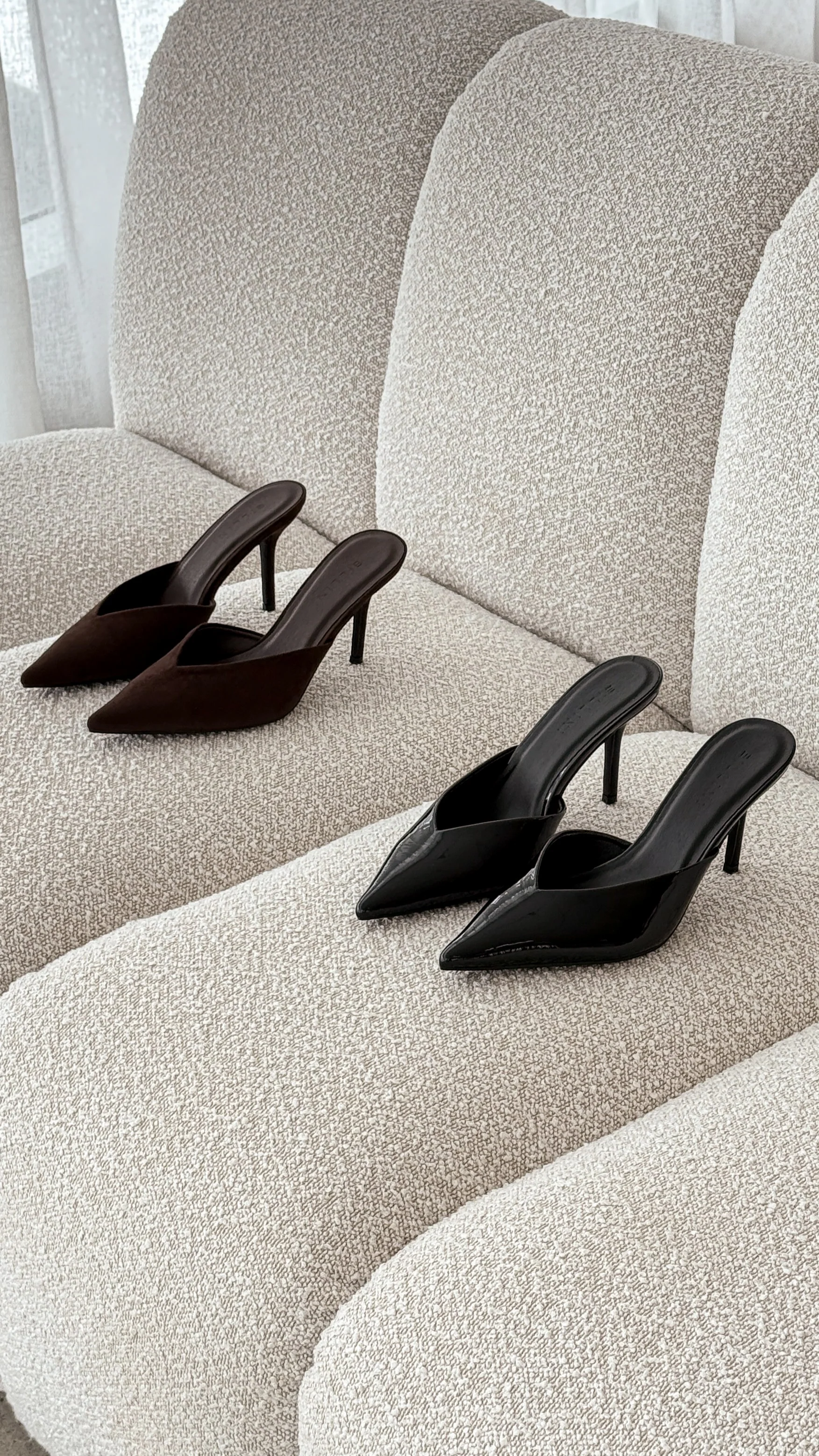 Karey Heel - Dark Cacao Suede