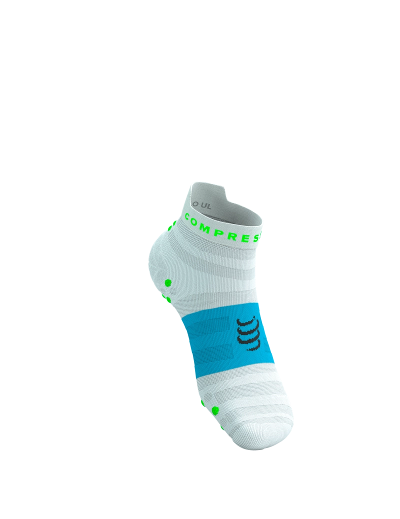 Pro Racing Socks V4.0 Ultralight Run Low - White/Norse Blue/Neon Green Pro Racing Socks V4.0 Ultralight Run Low - White/Norse Blue/Neon Green Pro Racing Socks V4.0 Ultralight Run Low - White/Norse Blue/Neon Green