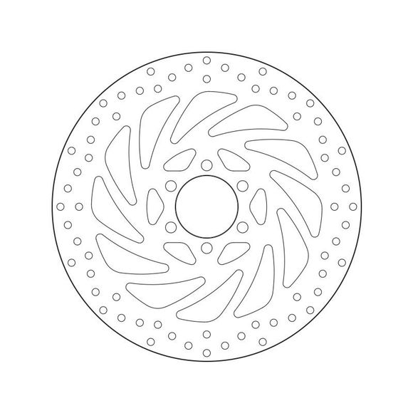 Brembo round fixed brake discRef: 68B407P5