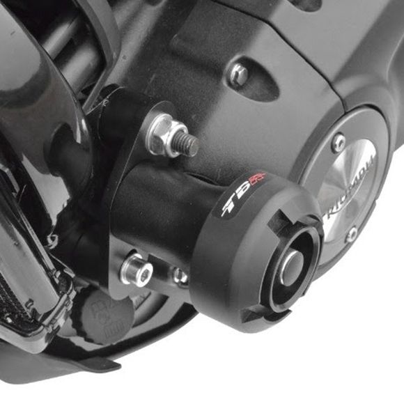 Top Block Frame Sliders KIT PADS - BlackTRIUMPH 400 SPEED ​​400 - 2024 - 2025Ref: TB0489 / RLT10
