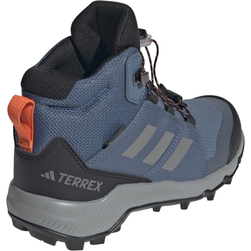 adidas TERREX Mid GORE-TEX Hiking Shoes Kids - wonder steel/grey thunder/semi impact orange JI1355