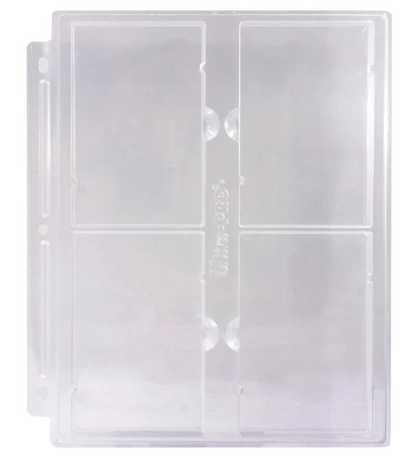 Ultra Pro Black Graded Slab Page - PSA - Clear