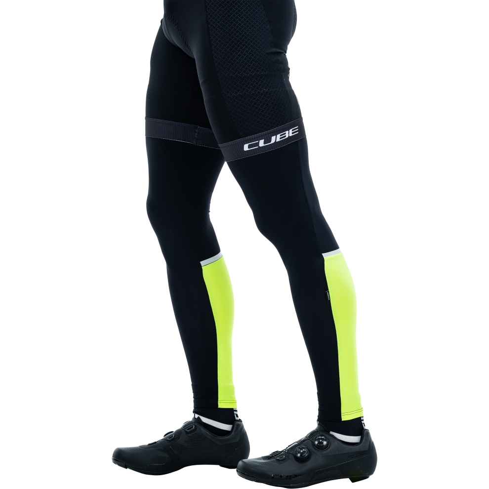 CUBE Safety Leg Warmers - neon yellow