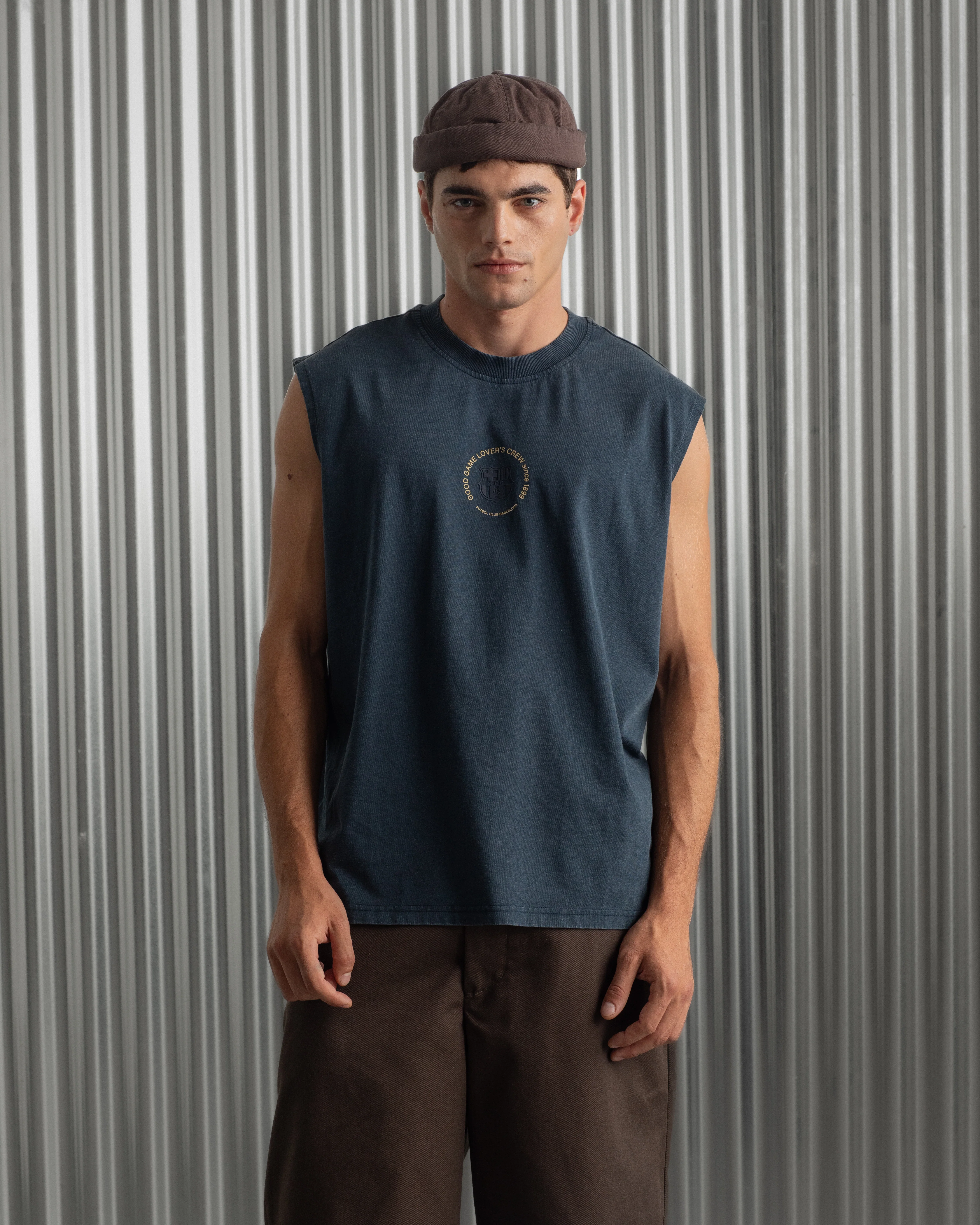 Tank Top Navy Barça Essentials