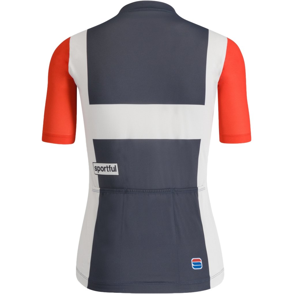 Sportful Classic Heritage Jersey Women - 456 Heritage Blue White Red Cyano