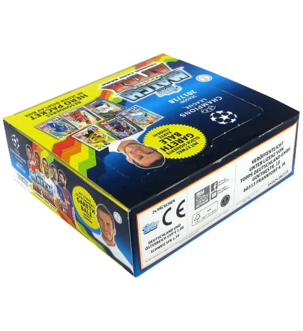 Topps Champions League Match Attax 2017/18 - Box with 30 Packets