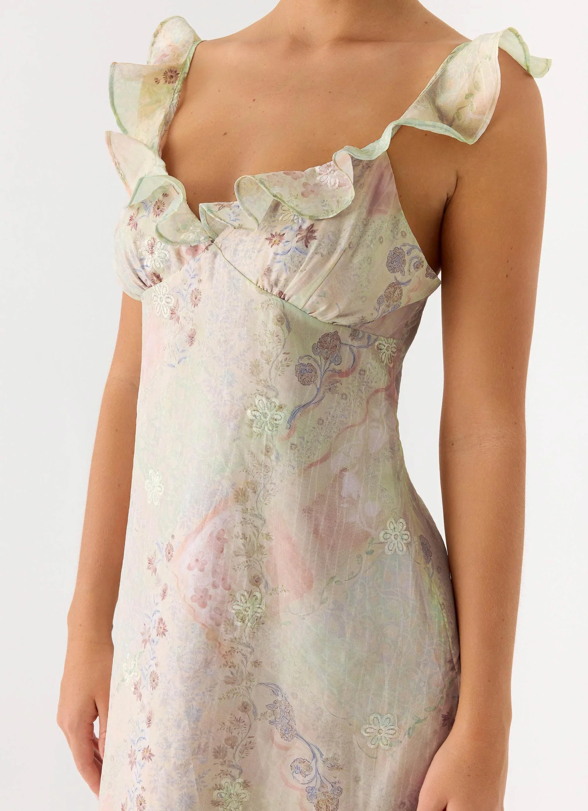 Europa Midi Dress - Mystic Paisley