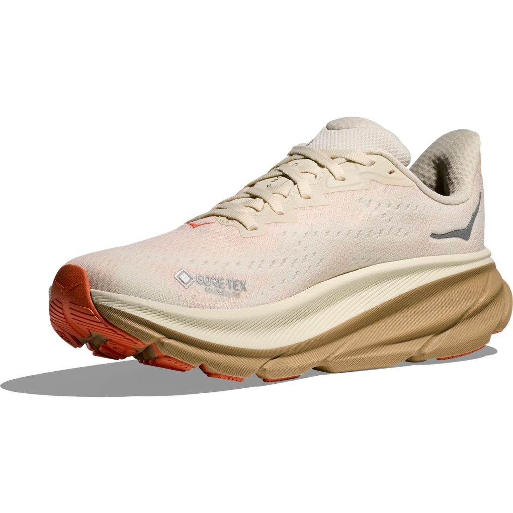 Hoka Clifton 9 GTX Run Shoes Women - eggshell / khaki