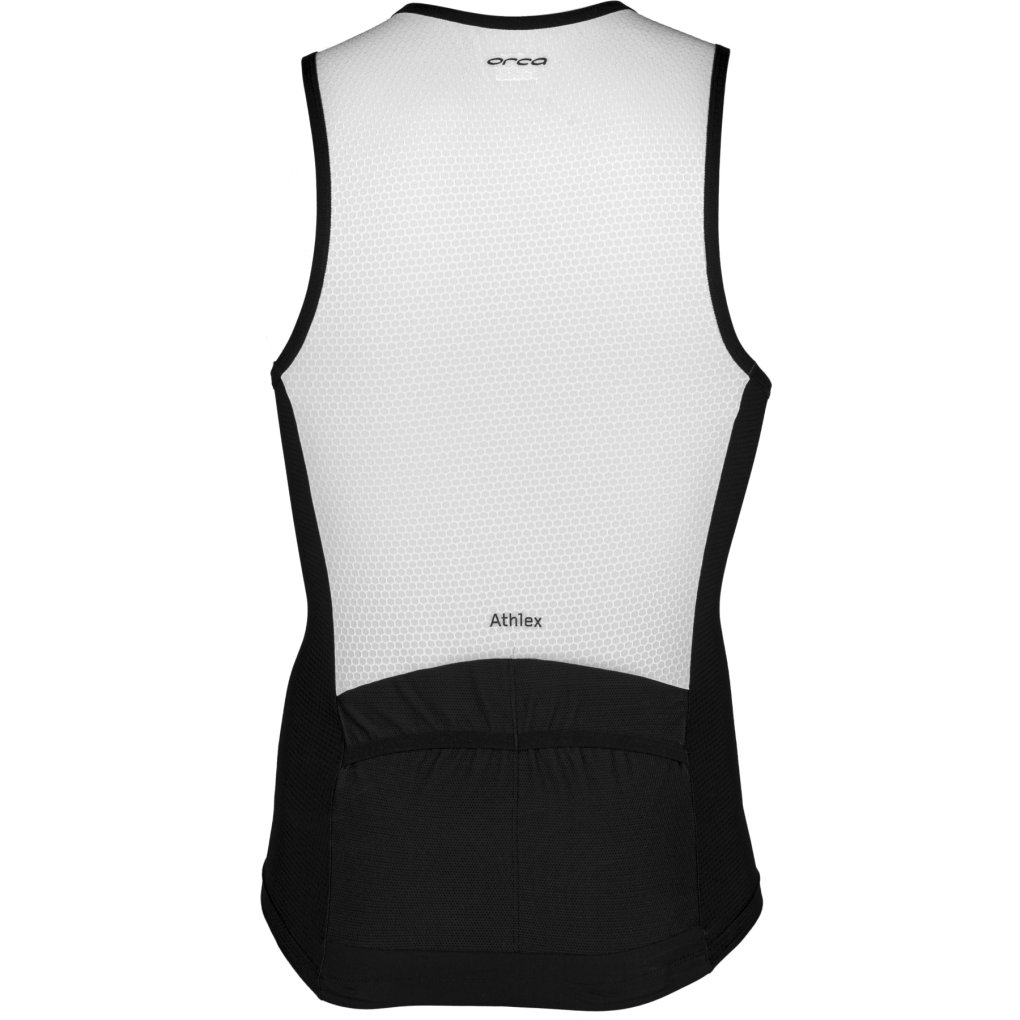 Orca Athlex Sleeveless Tri Top Men - white