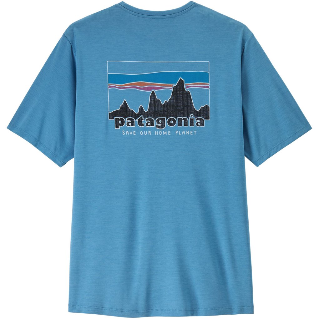 Patagonia Cap Cool Daily Shirt Men - '73 Skyline - Shore Blue - Light Shore Blue X-Dye