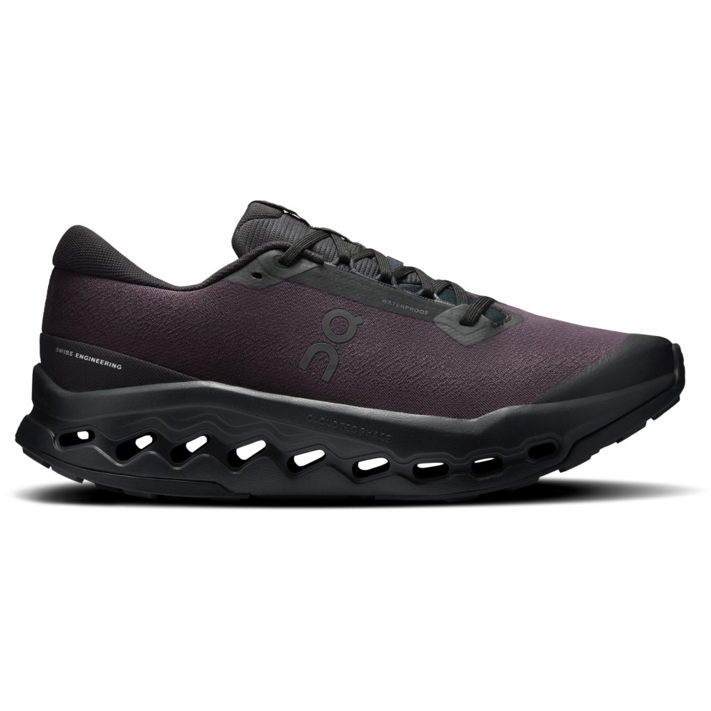 On Cloudsurfer Trail 2 Waterproof Running Shoes Men - Black | Black
