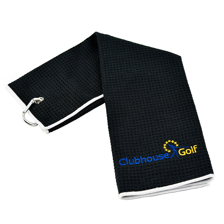 Clubhouse Golf Pro-Tech Microfibre Waffle Golf Towel