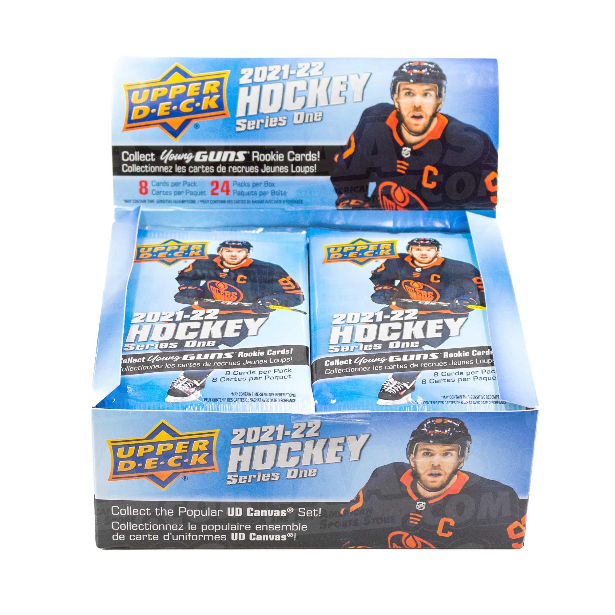 2021/22 Upper Deck Series 1 Hockey Retail NHL Booster Pack