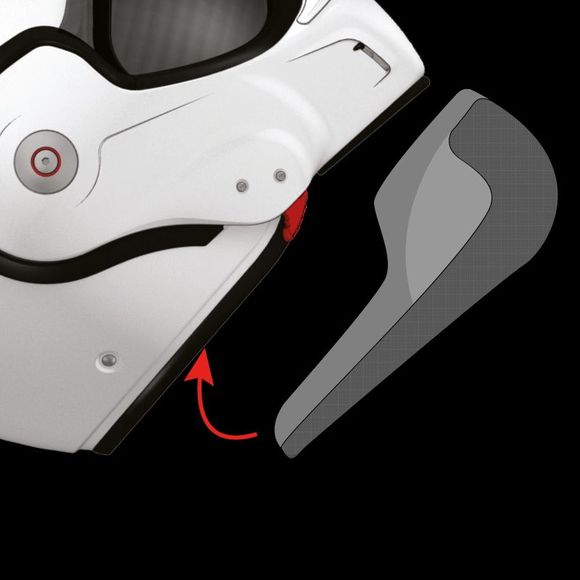 ROOF KIT BOXXER 2 / WISPER CARBON / BOXER ALPHA cheek pads - BlackRef: RO0358