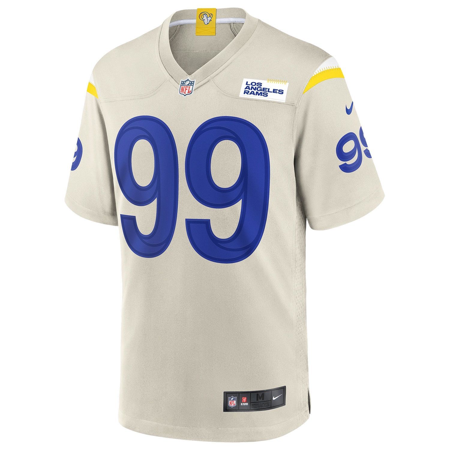 Aaron Donald #99 Los Angeles Rams Nike Game NFL Jersey Bone