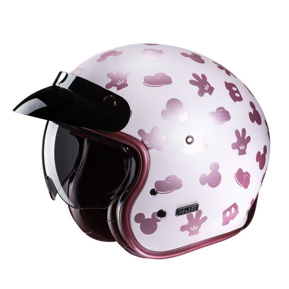 HJC V31 Open-Face Helmet - DISNEY MICKEY - Pink / WhiteRef: HJ1119-CMC8S