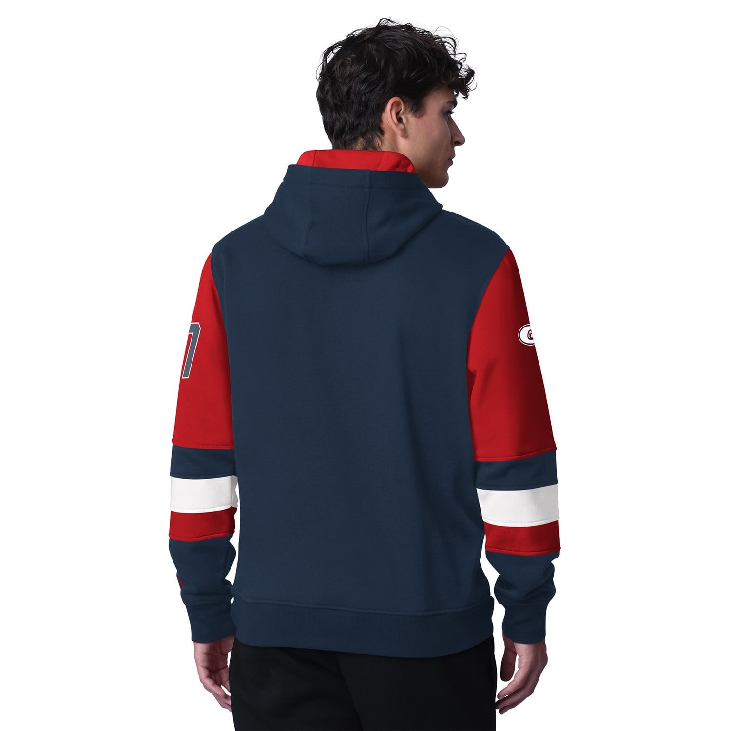Gonzaga Bulldogs Starter End Zone NCAA Hoodie Navy