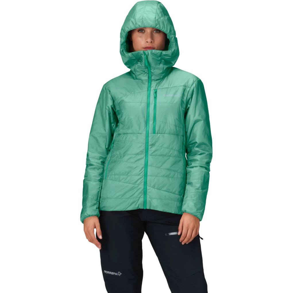 Norrona falketind thermo40 Hood Jacket Women - Malachite Green