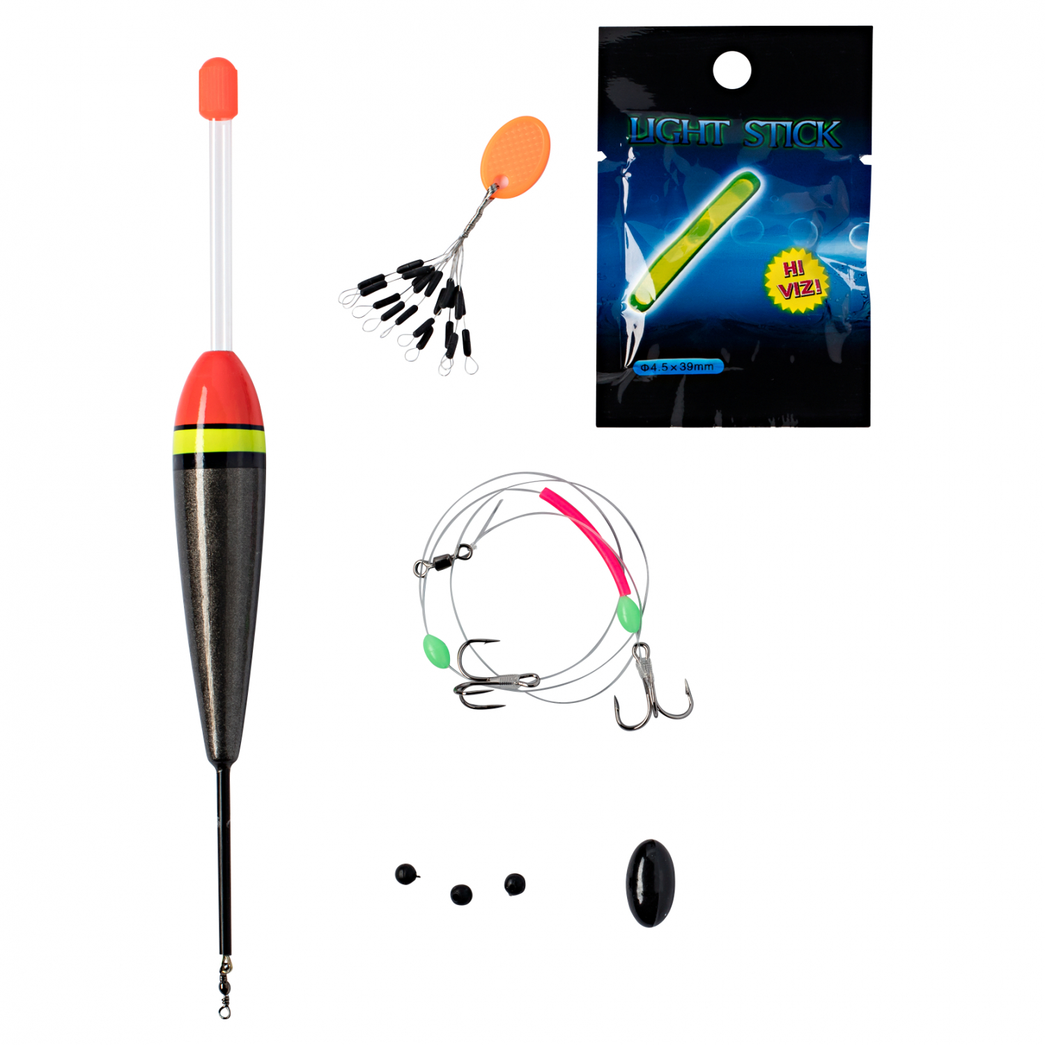Kogha Pikeperch night fishing assembly set