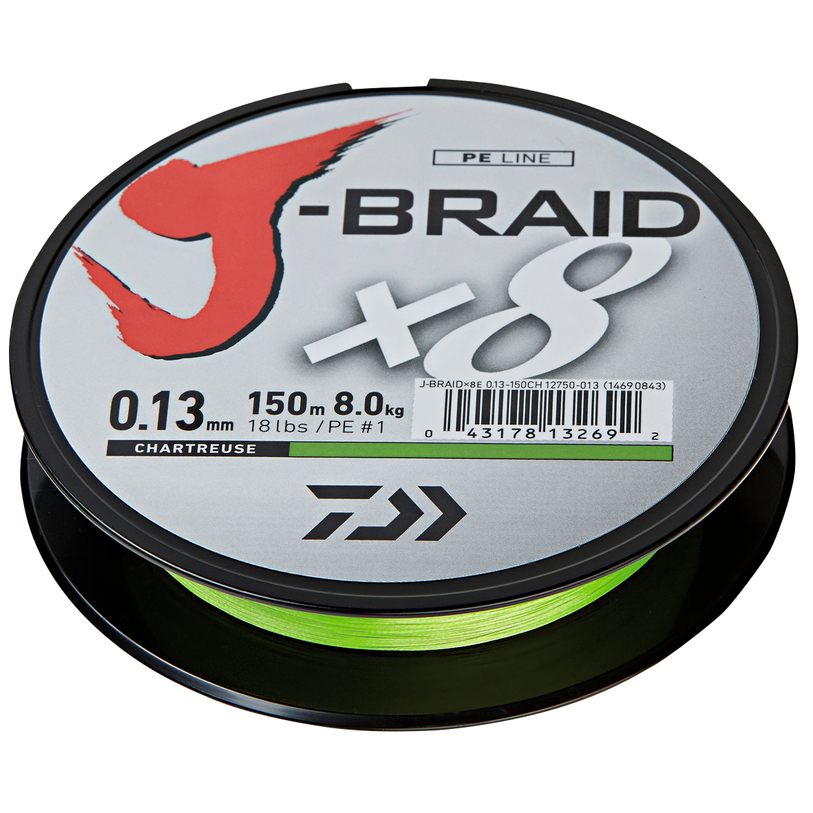 Daiwa Fishing Line J-Braid (chartreuse)