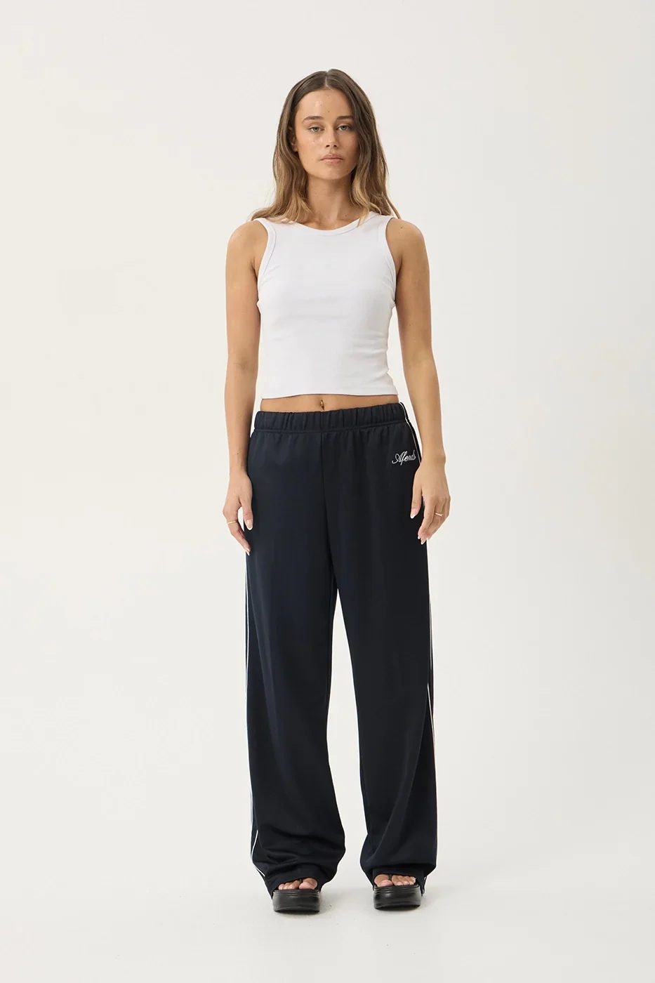AFENDS Womens Avenue - Track Pant - Navy