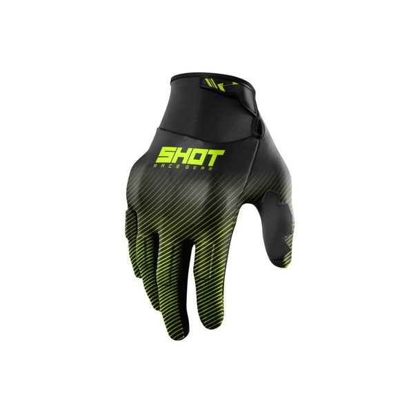 Gants Enduro Shot DRIFT - RIM 2025 - Jaune / NoirRef : SO2624